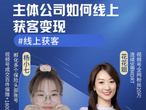 杨小七-主体公司如何线上获客变现